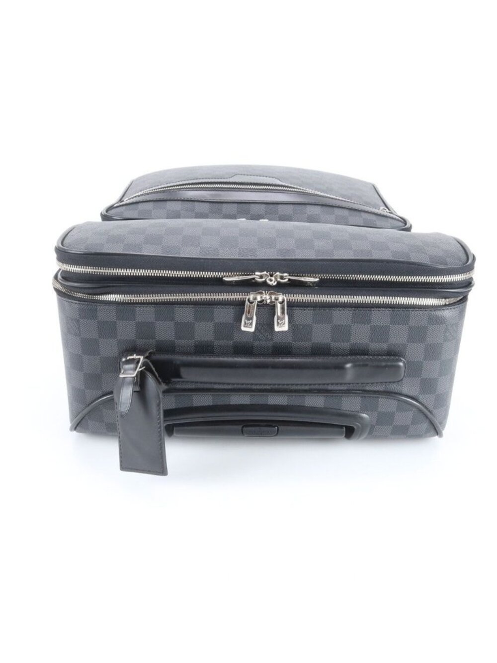 Louis Vuitton Damier Graphite Pegase 55 Leather Suitcase Bag - Picture 4 of 12